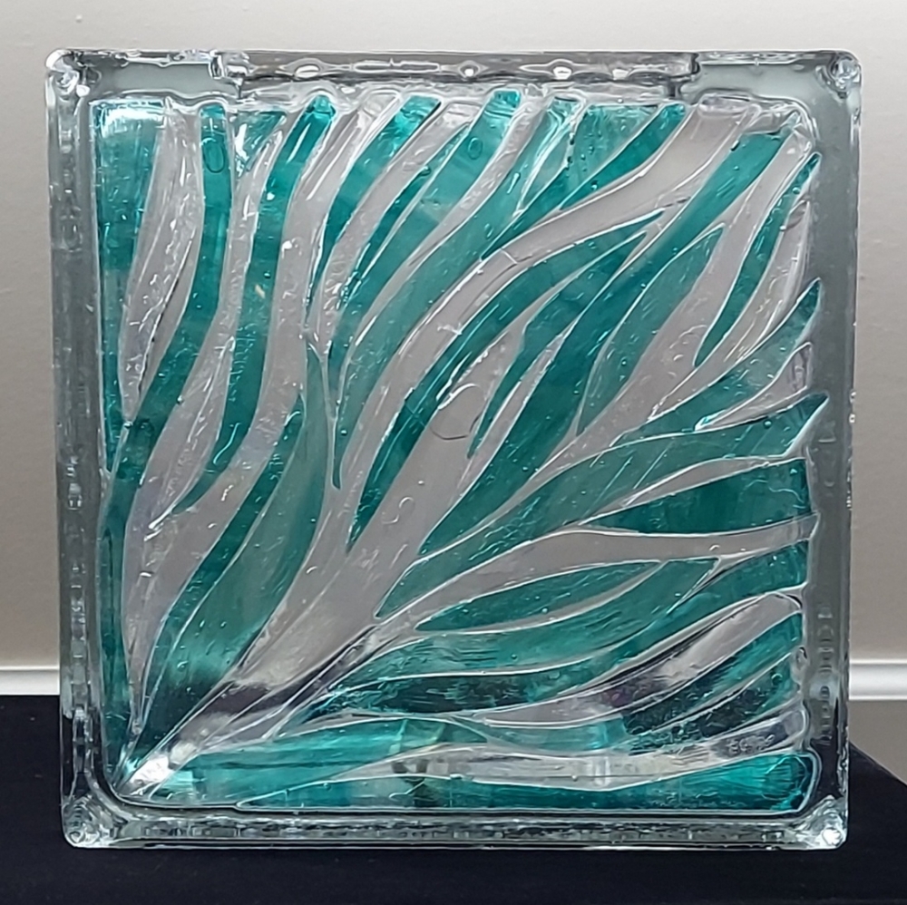 Flo-saic Art Glass Block